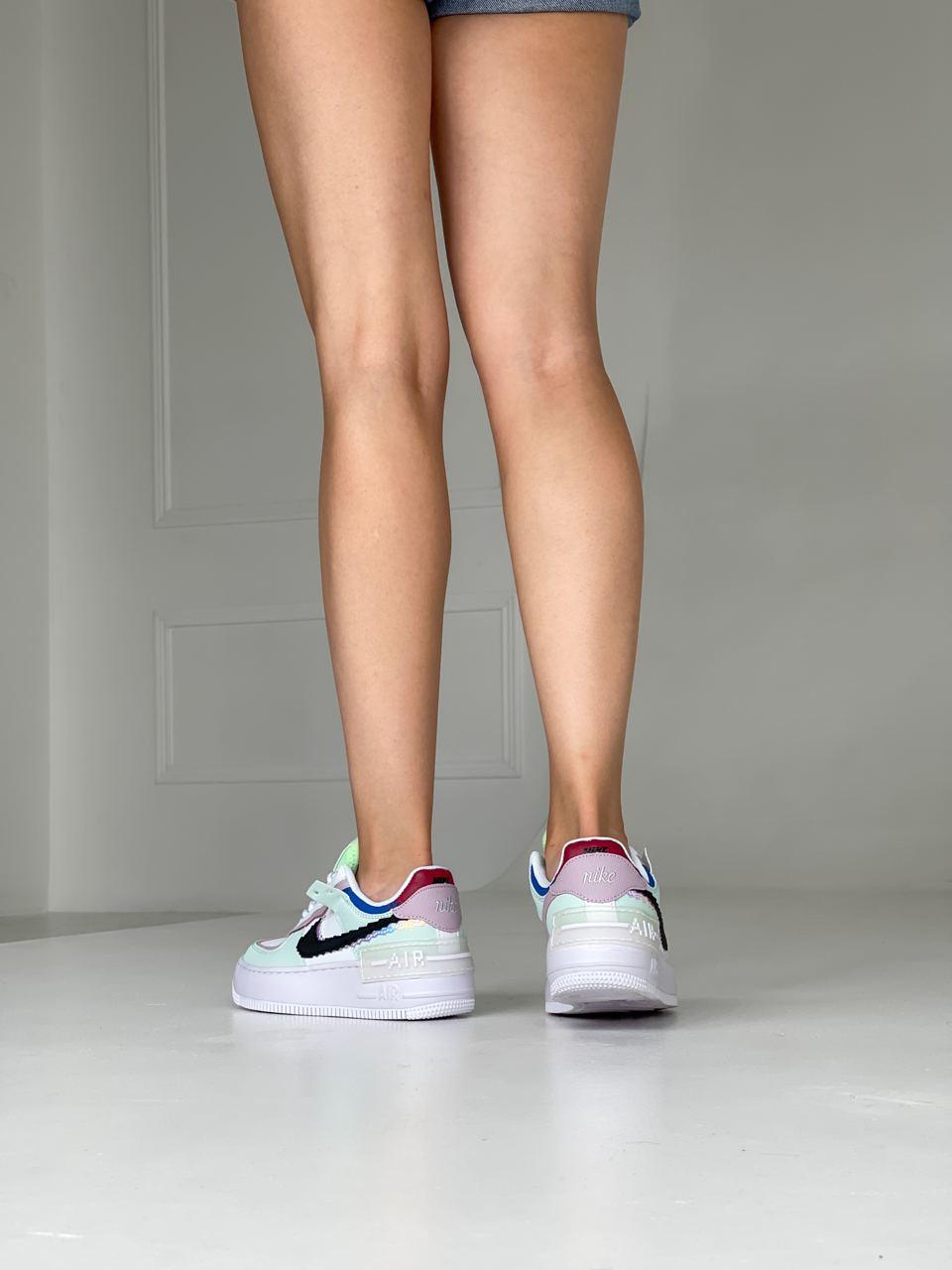 Nike Air Force 1 SHADOW White Green Black
