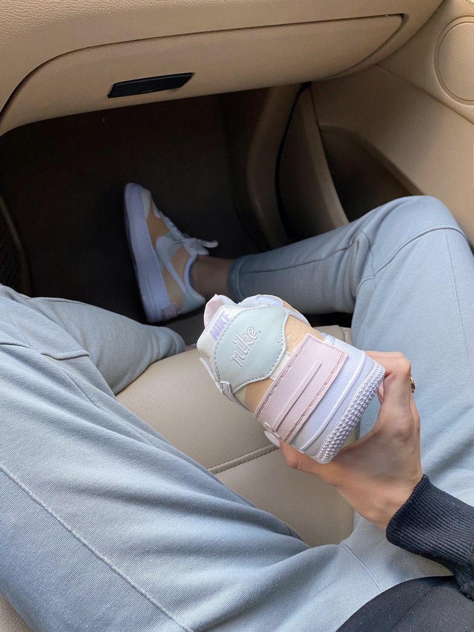 Nike Air Force 1 SHADOW White Beige