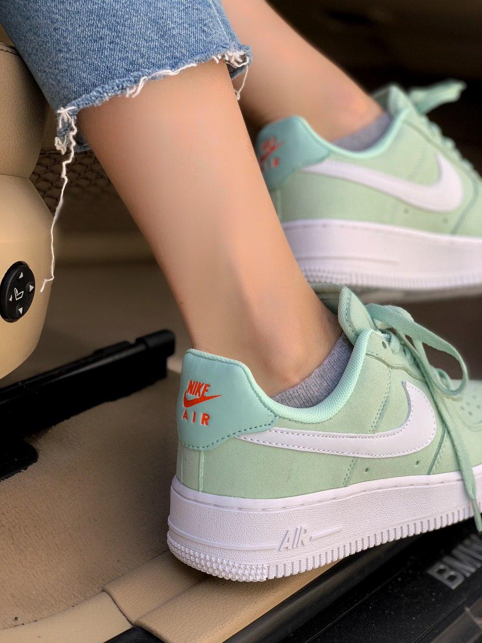 Nike Air Force 1 Green White 3