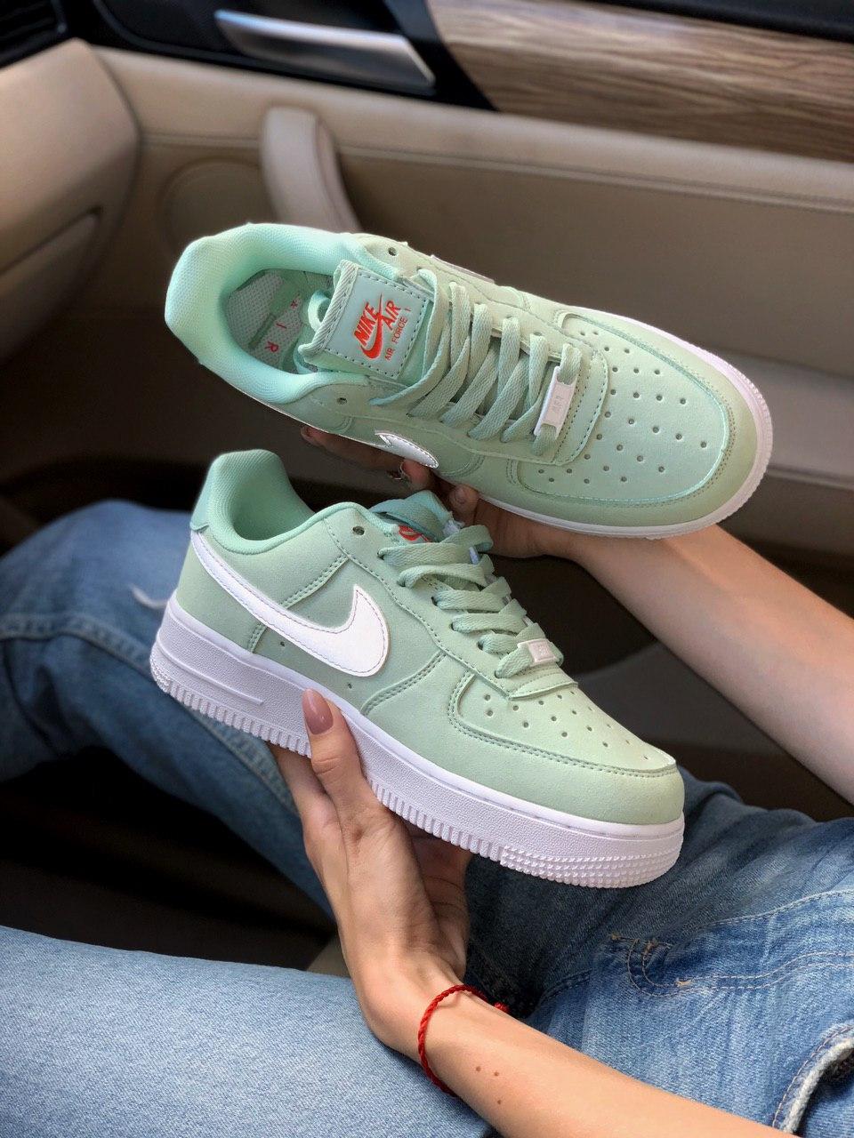 Nike Air Force 1 Green White 3