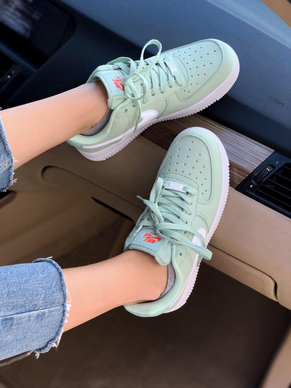 Nike Air Force 1 Green White 3
