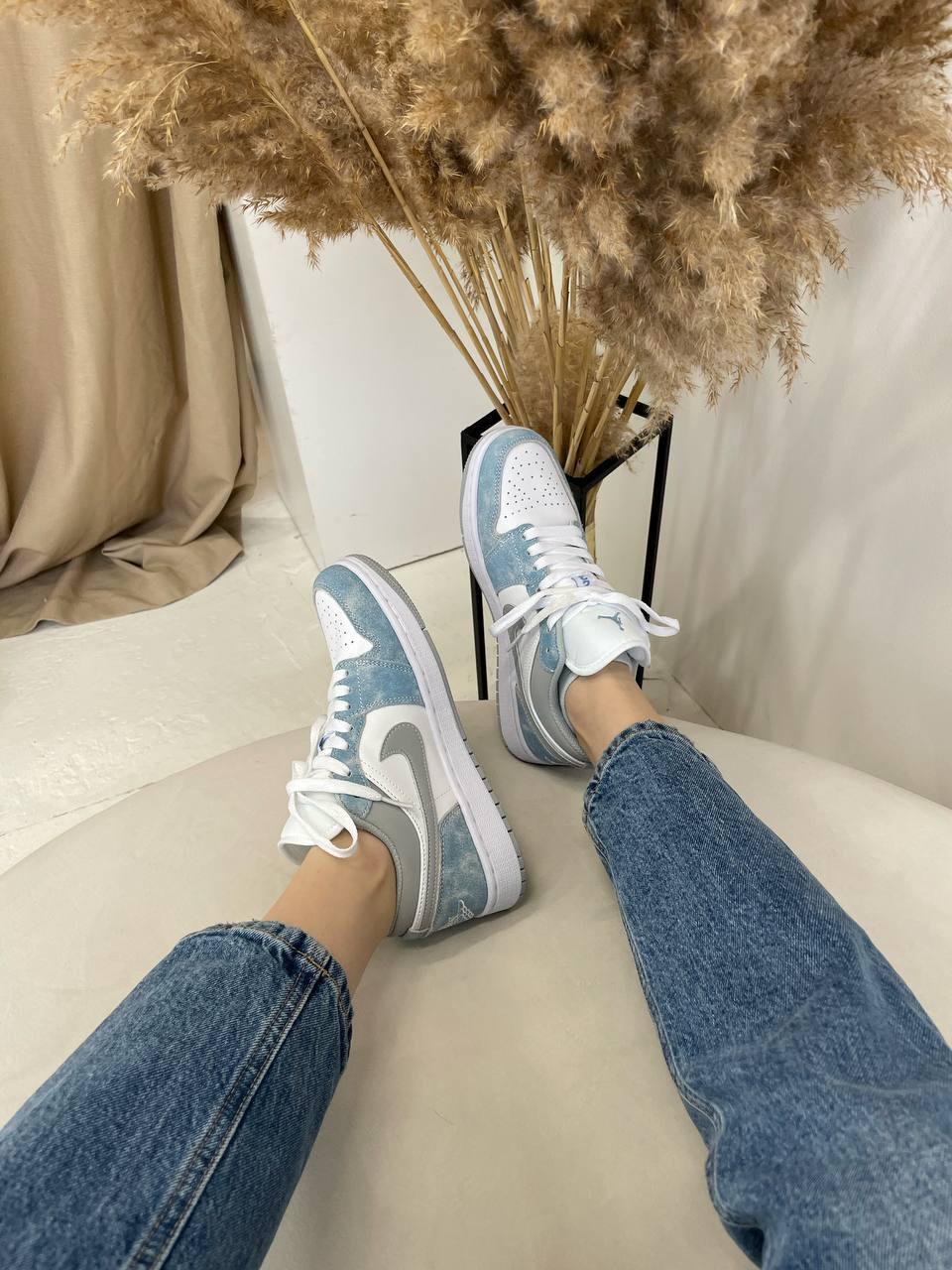 Nike Air Jordan Retro 1 Low White Blue