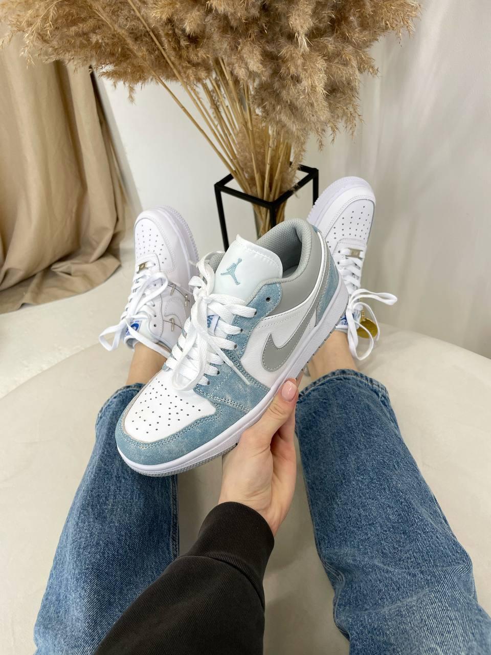 Nike Air Jordan Retro 1 Low White Blue