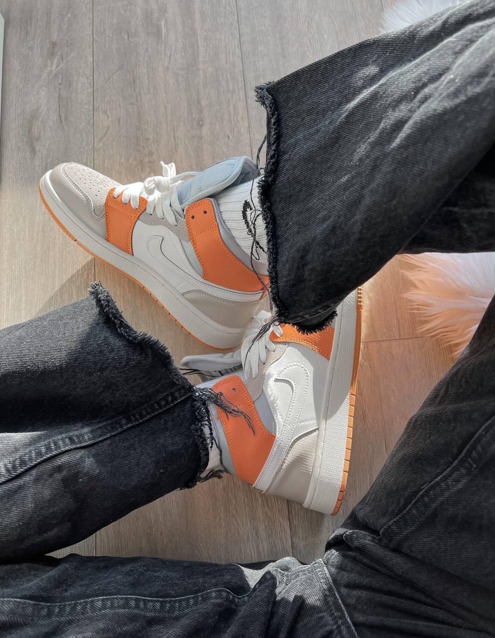 Nike Air Jordan 1 Retro Orange Grey