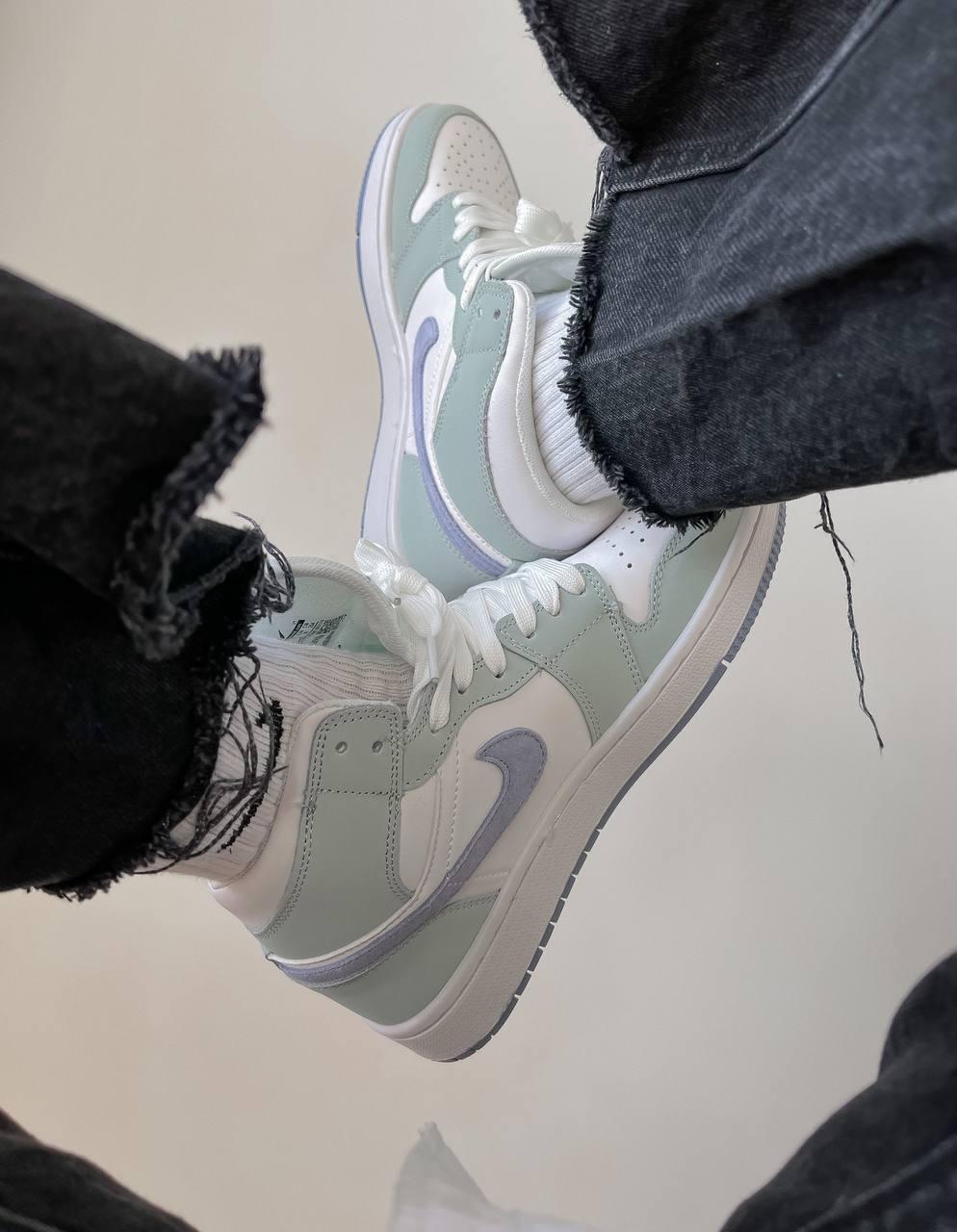 Nike Air Jordan 1 Retro Mid Green Blue