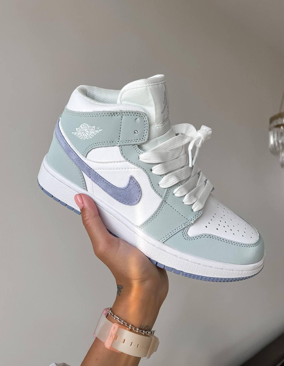 Nike Air Jordan 1 Retro Mid Green Blue