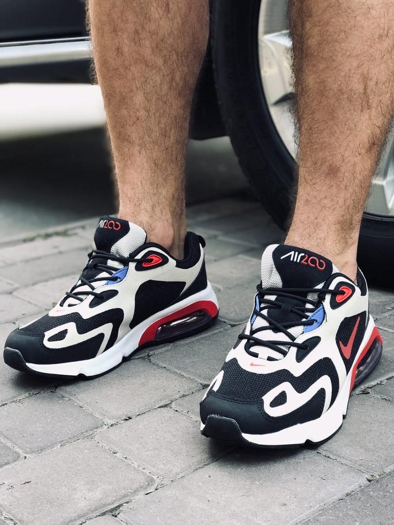 Nike Air Max 200 Black White Red