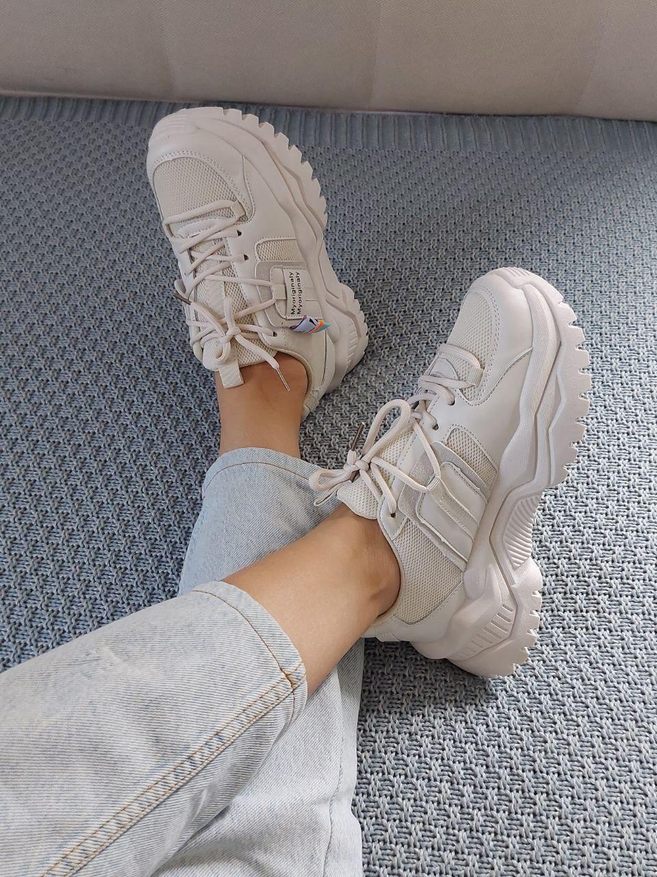 Shoes Beige White