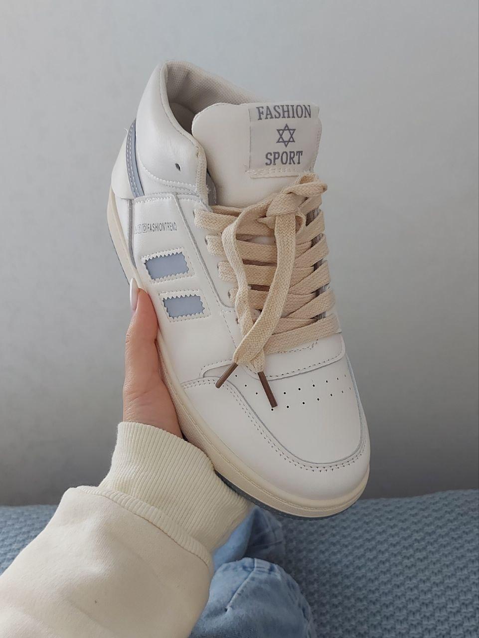 Boots Cream Blue