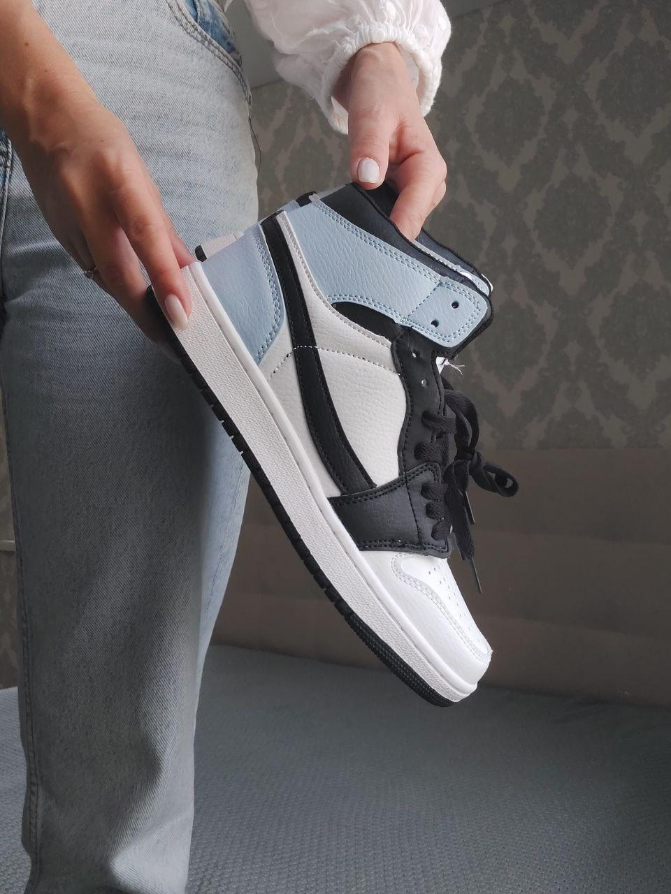 Shoes Blue White Black