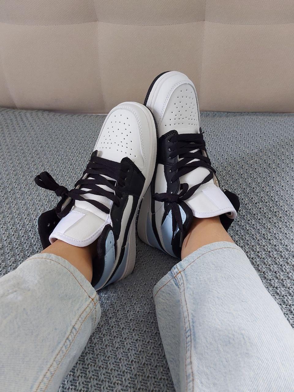 Shoes Blue White Black