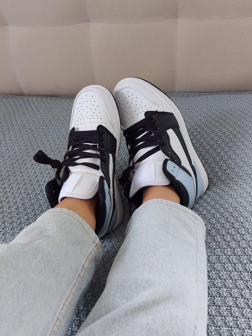 Shoes Blue White Black