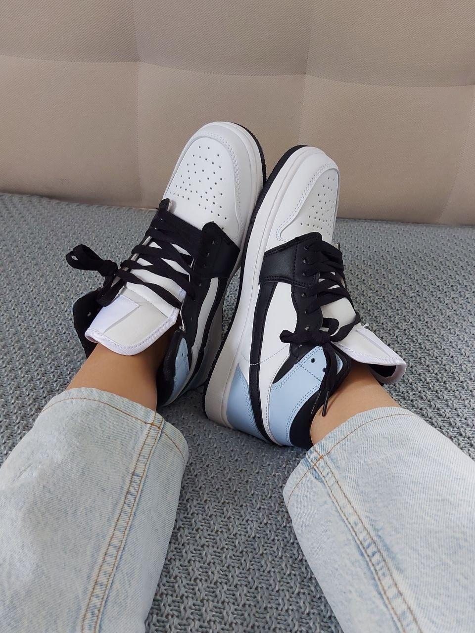 Shoes Blue White Black