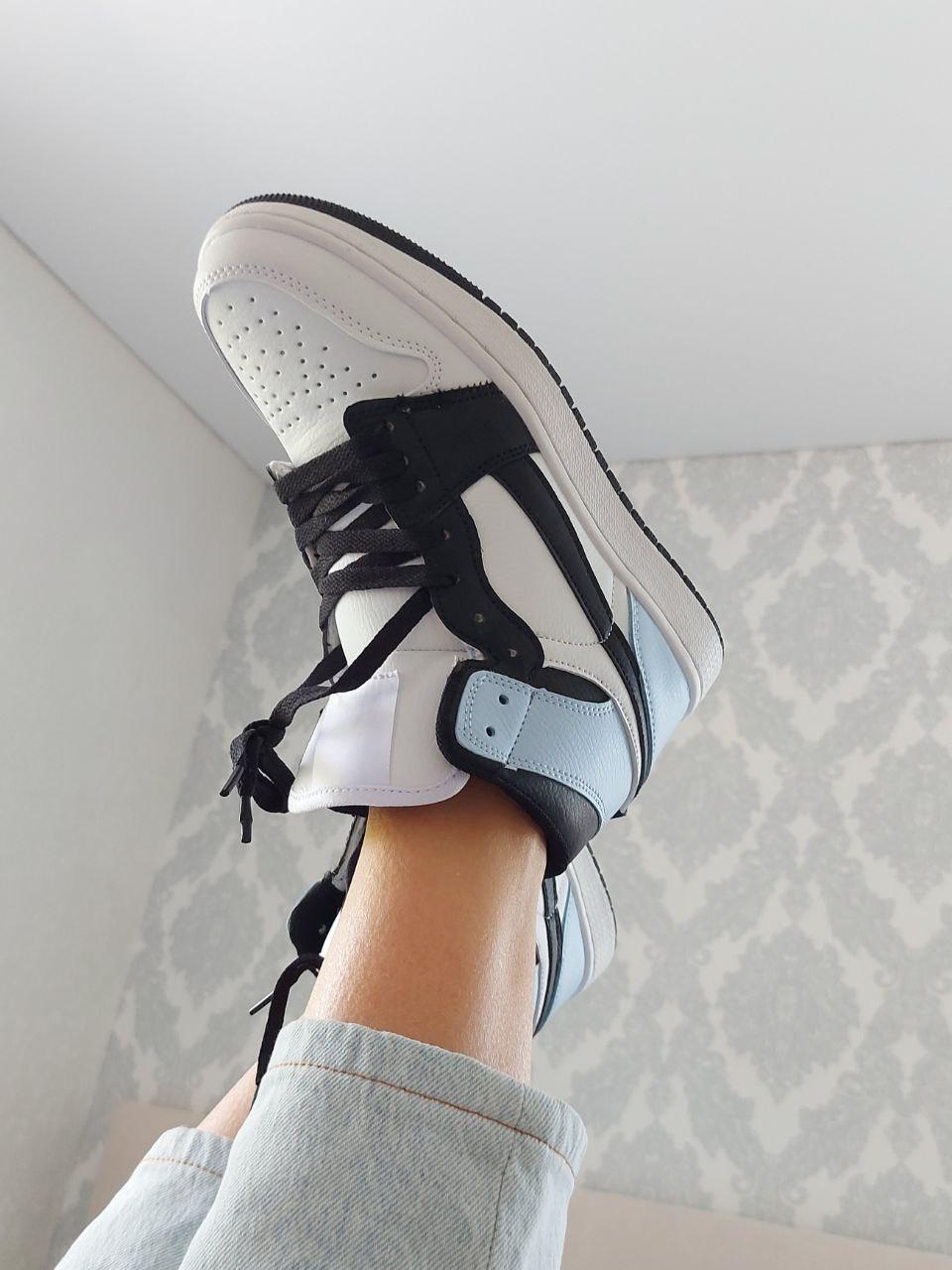 Shoes Blue White Black