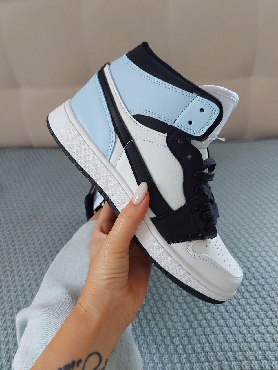 Shoes Blue White Black