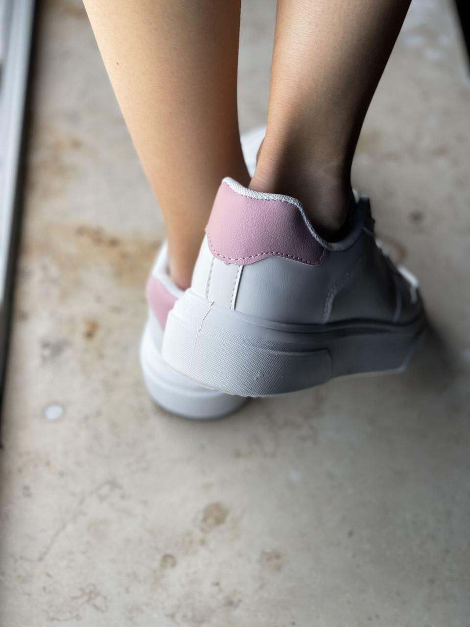 Sneakers White Pink