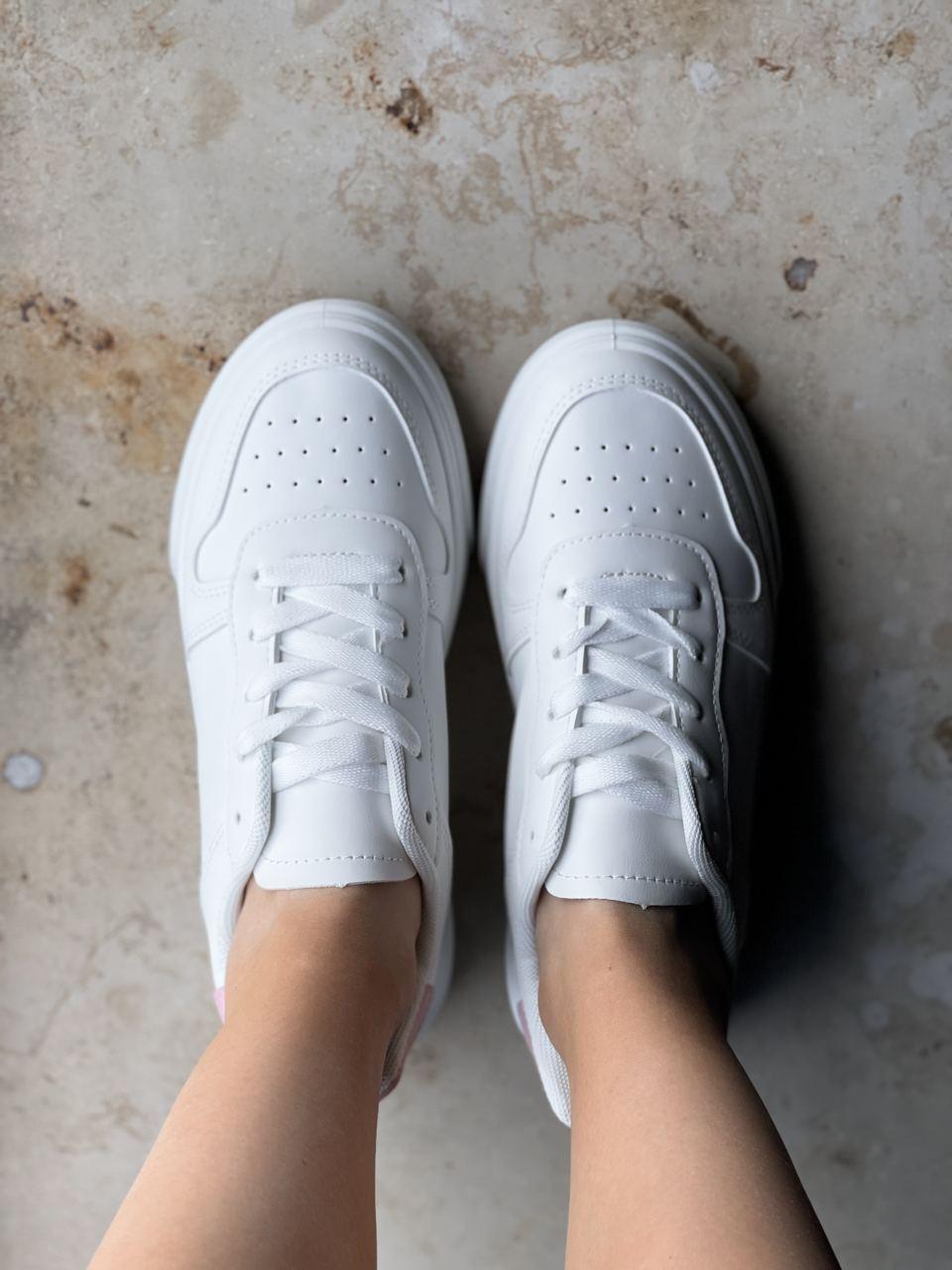 Sneakers White Pink