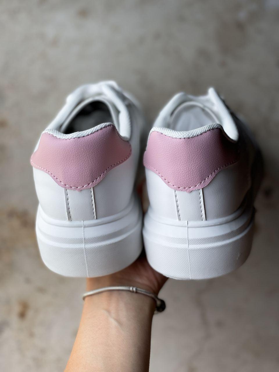 Sneakers White Pink