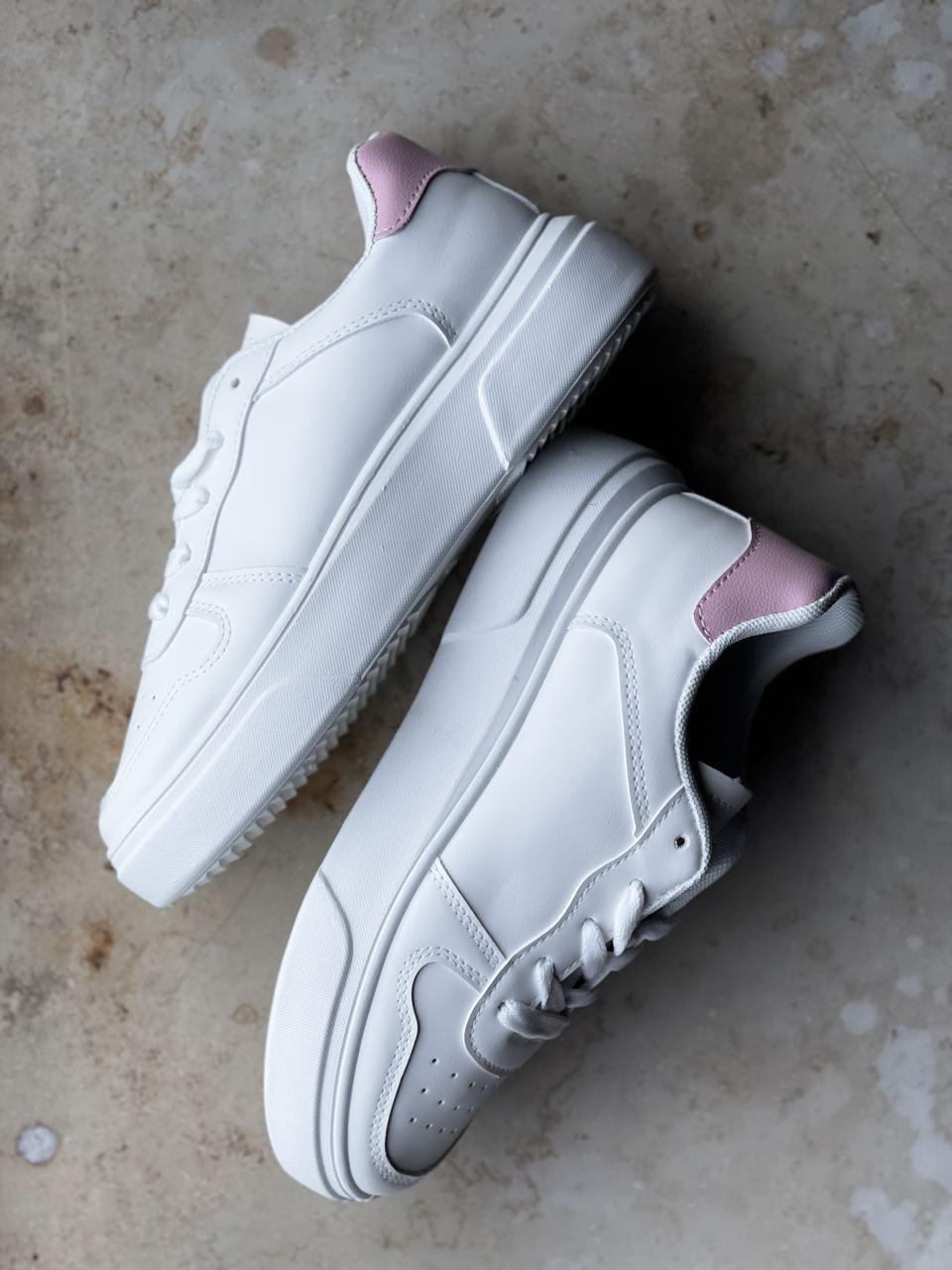 Sneakers White Pink