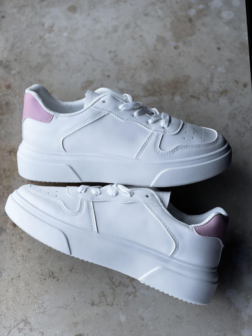 Sneakers White Pink