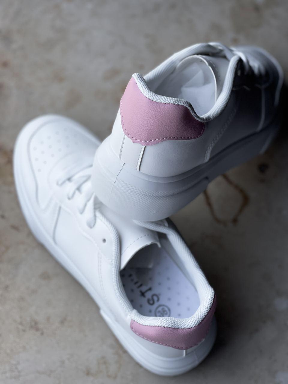 Sneakers White Pink