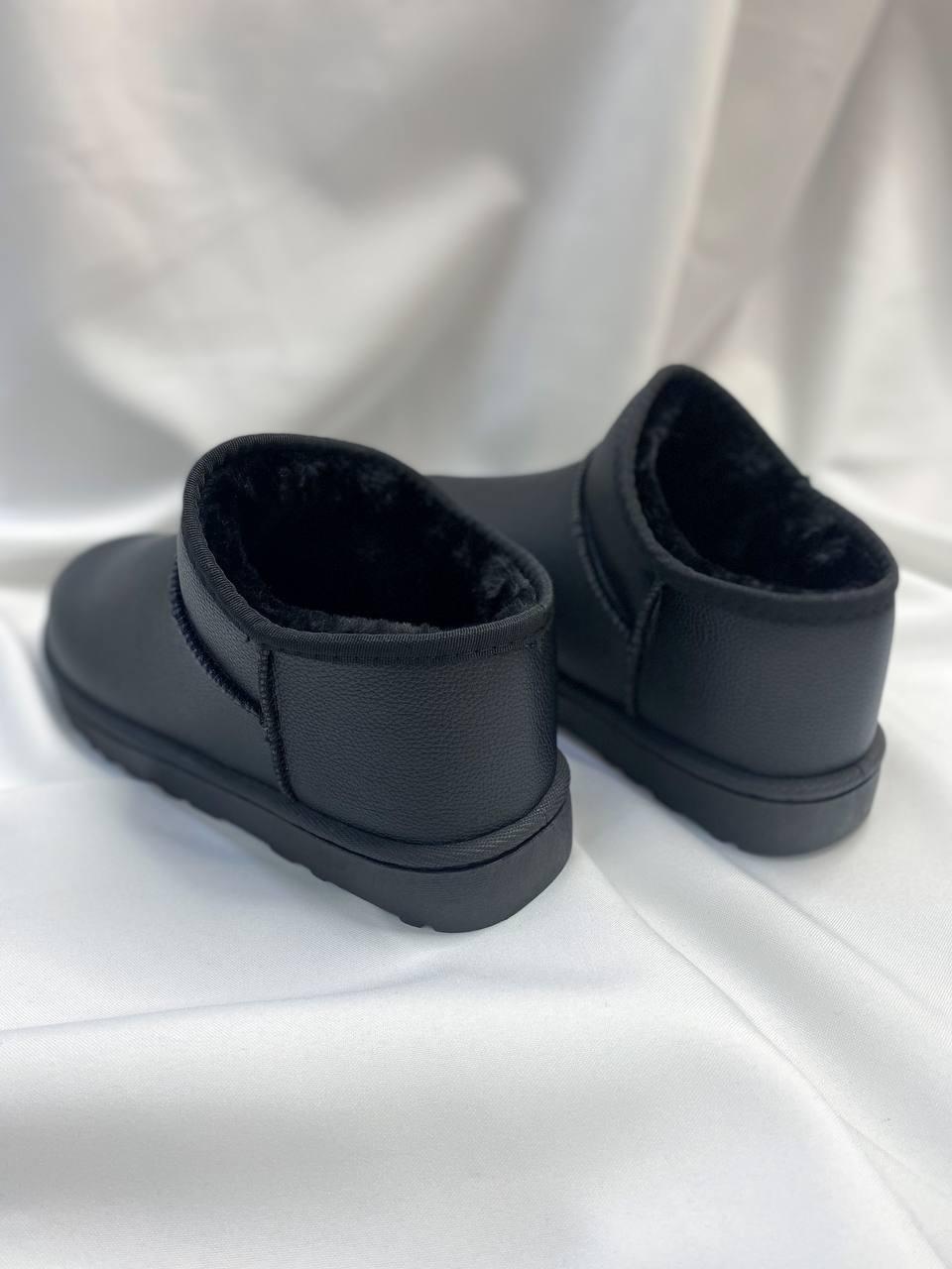 Ugg Black Ultra Mini No Logo Black