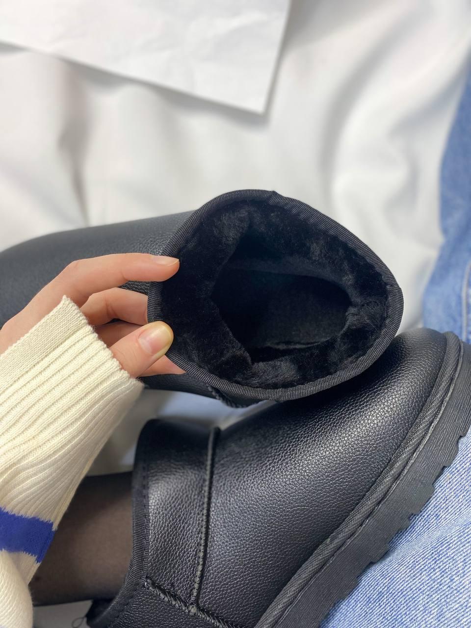 Ugg Black Ultra Mini No Logo Black
