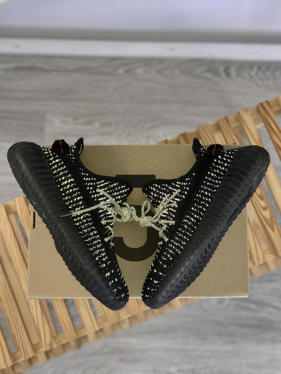 Adidas Yeezy Boost 350 V2 Black Full Reflective (Темна піна)