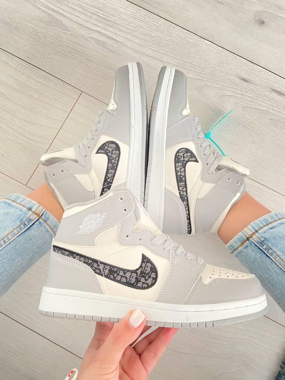 Nike Air Jordan 1 Retro Mid Grey Fur