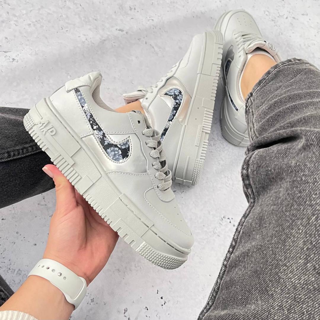 Nike Air Force 1 Pixel Gray Rose