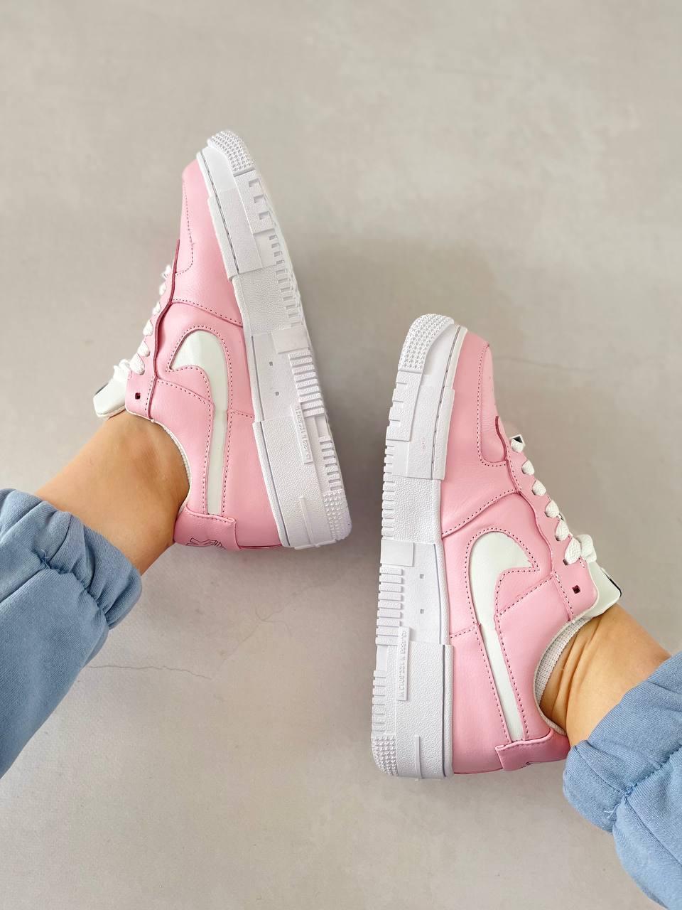 Nike Air Force 1 Pixel Pink White