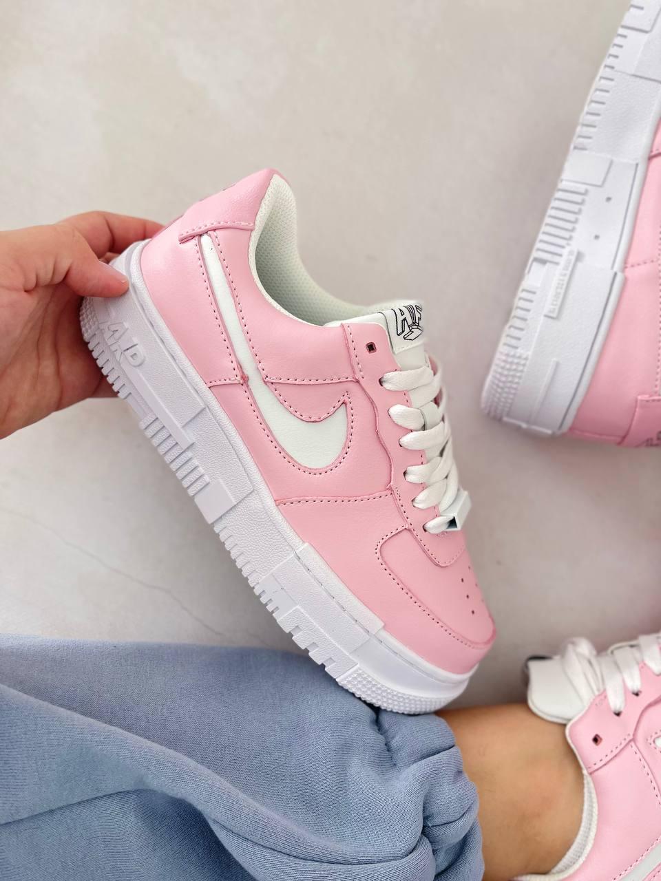 Nike Air Force 1 Pixel Pink White