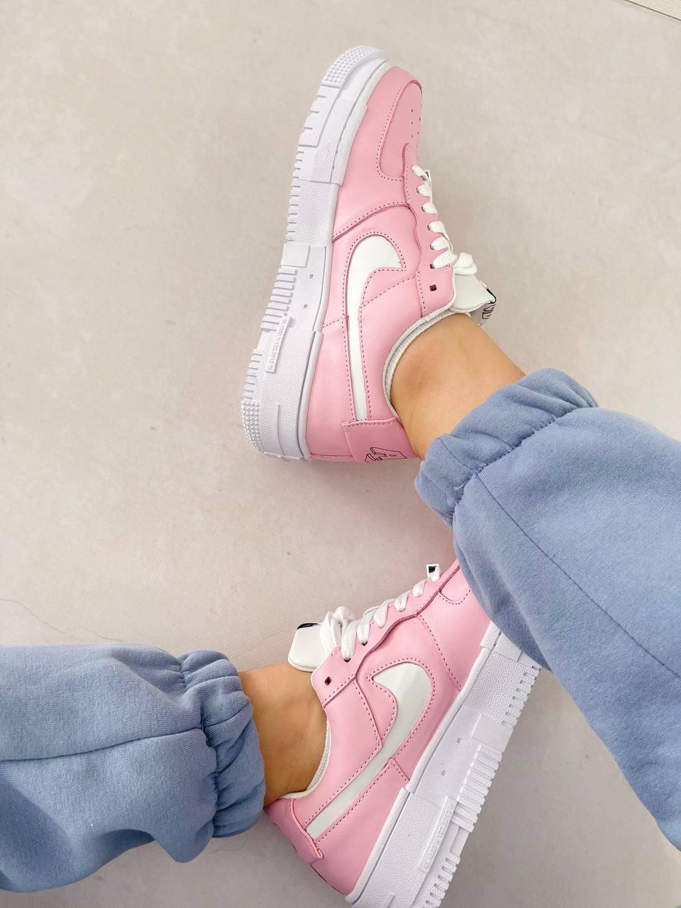 Nike Air Force 1 Pixel Pink White