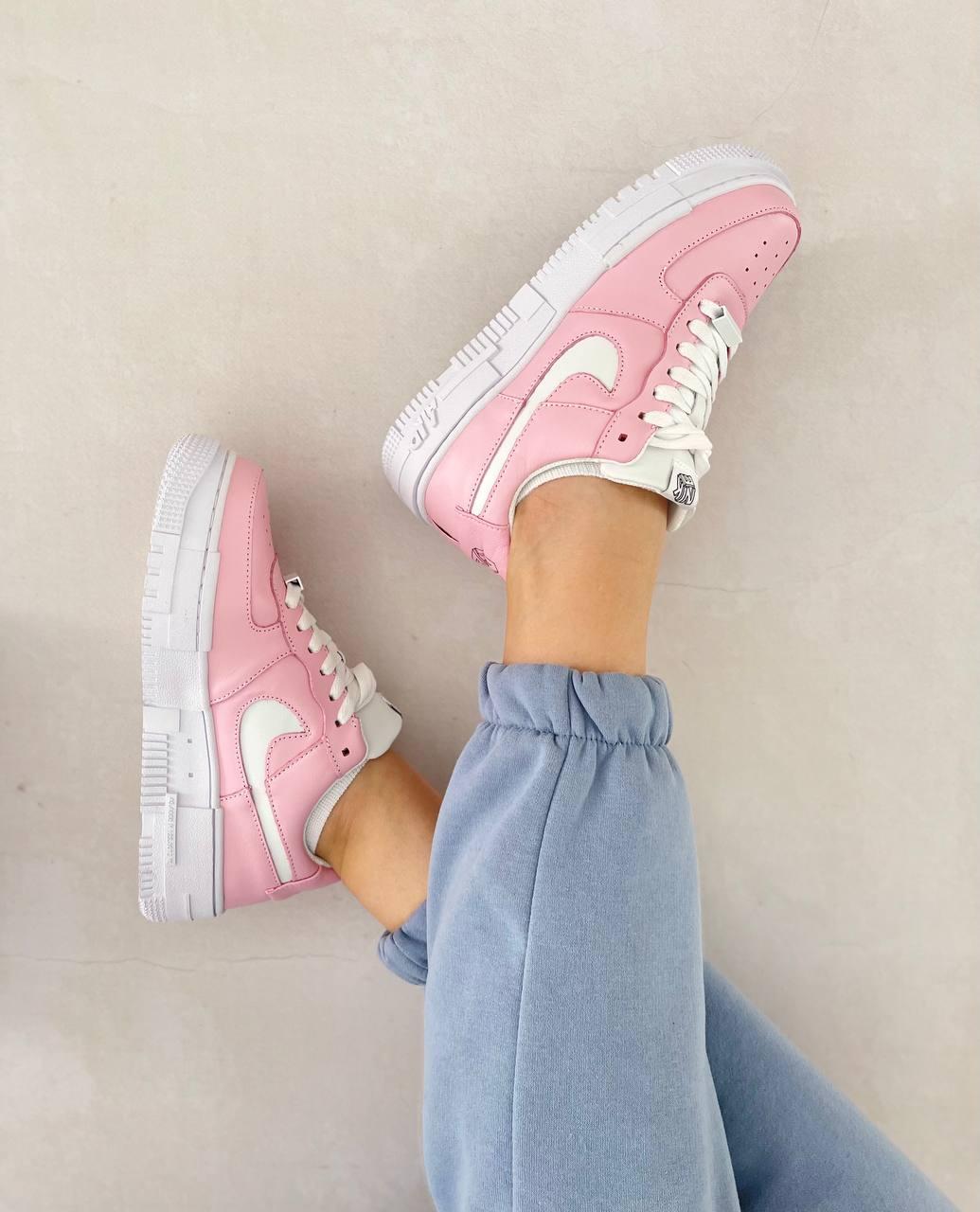 Nike Air Force 1 Pixel Pink White