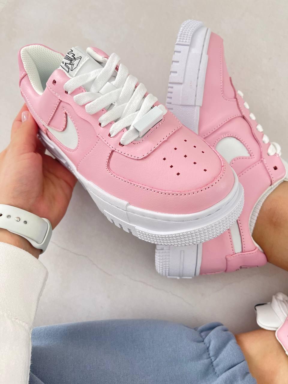 Nike Air Force 1 Pixel Pink White