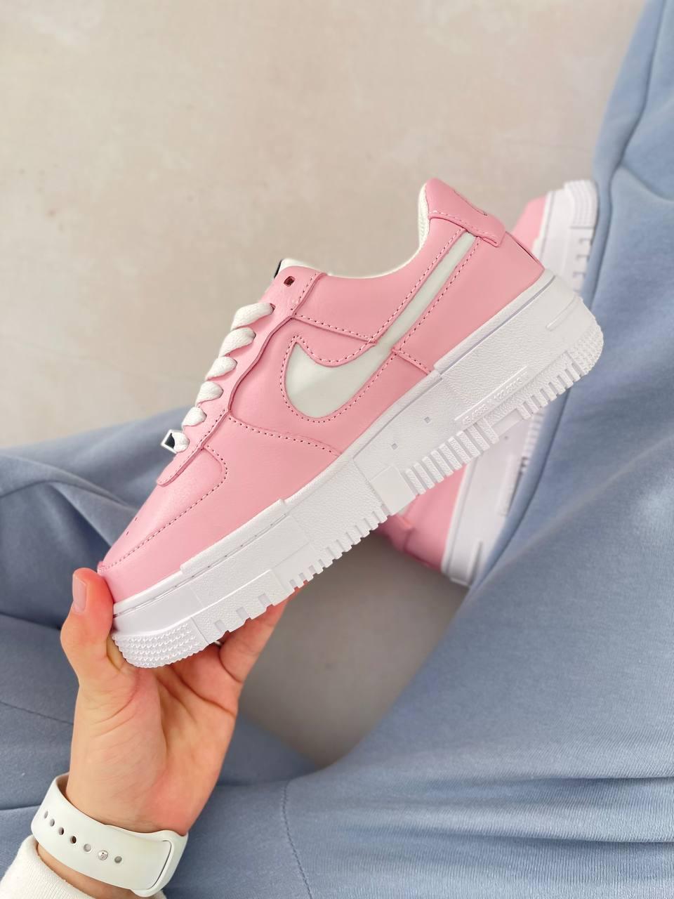 Nike Air Force 1 Pixel Pink White