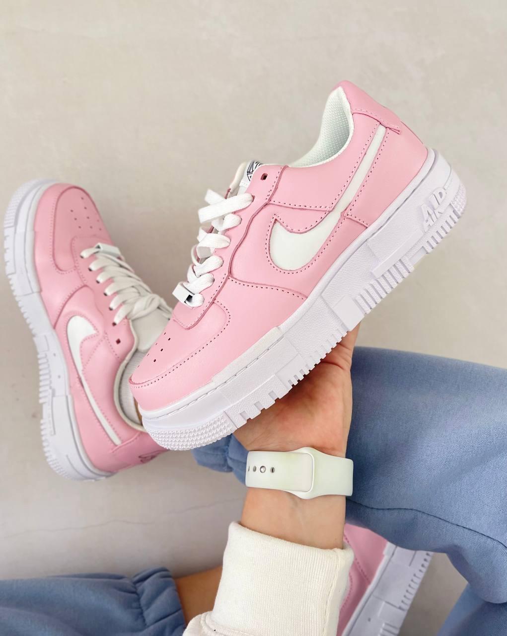 Nike Air Force 1 Pixel Pink White
