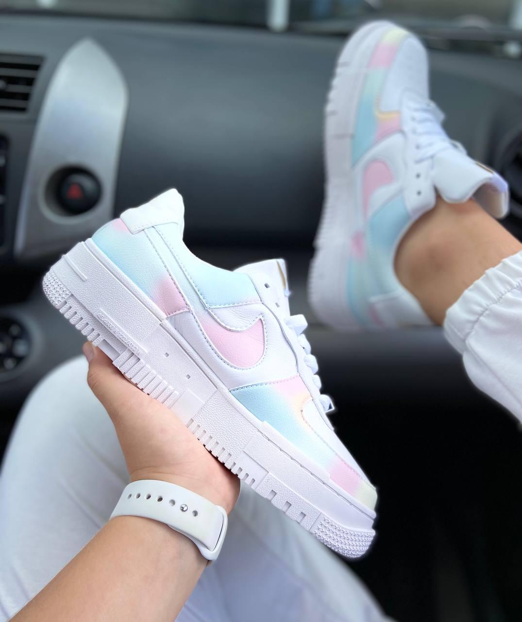 Nike Air Force 1 Pixel Rainbow