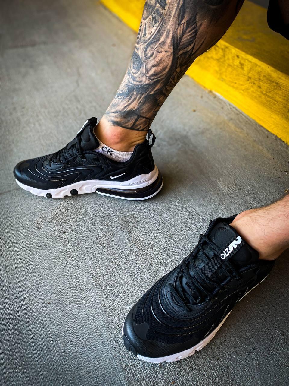 Nike Air Max 270 React Eng Black White