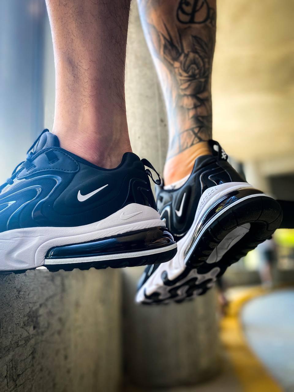 Nike Air Max 270 React Eng Black White