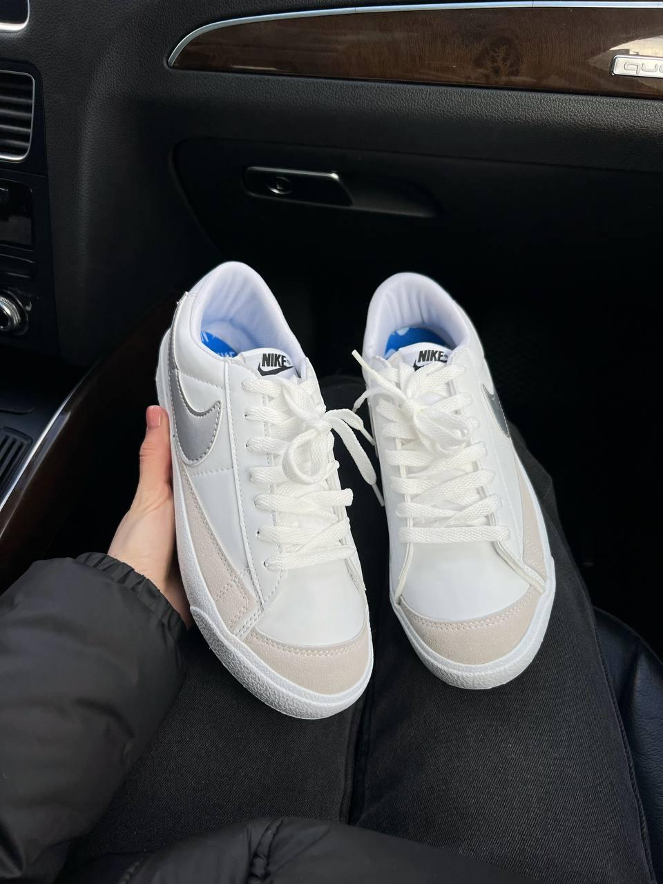 Nike Blazer Low White Silver