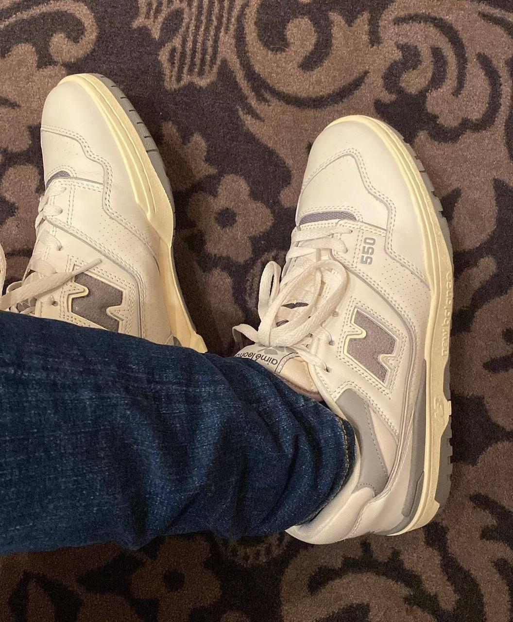 New Balance 550 Leon Dore White Grey