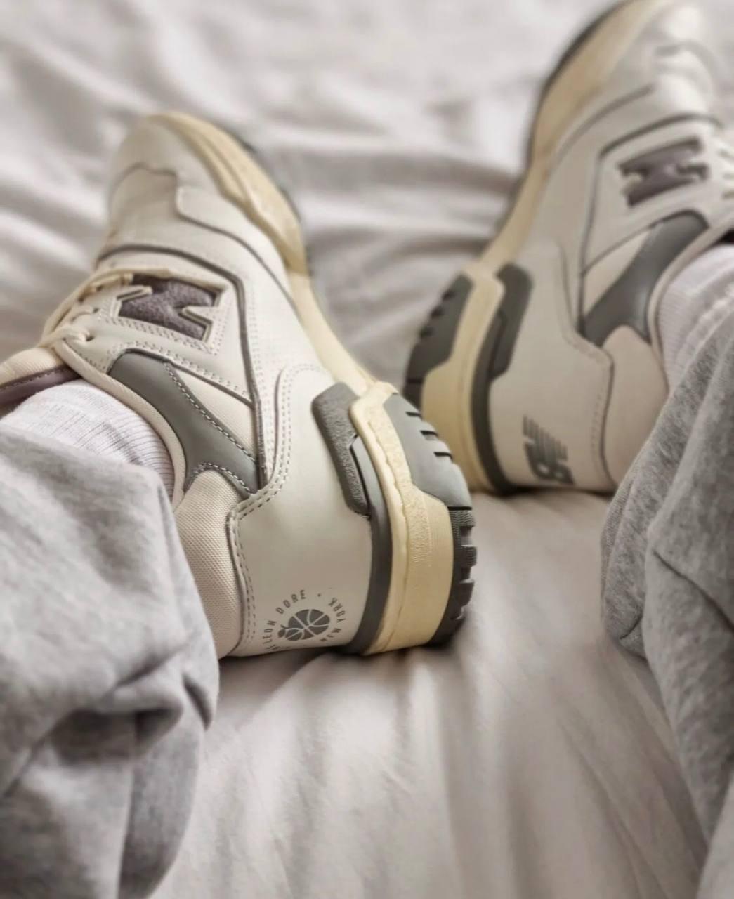 New Balance 550 Leon Dore White Grey