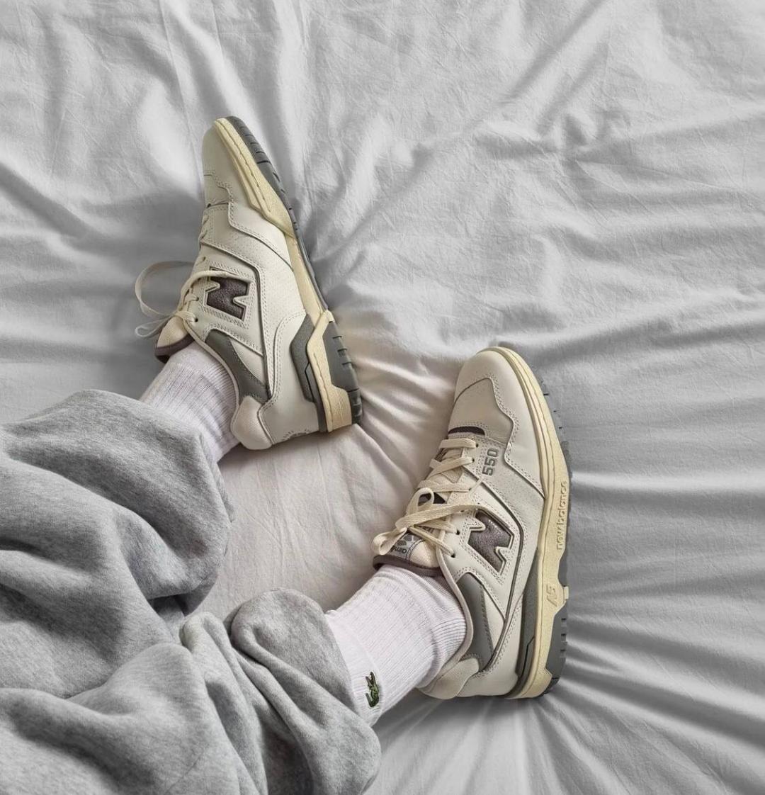 New Balance 550 Leon Dore White Grey