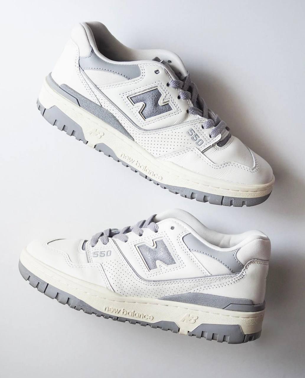New Balance 550 Leon Dore White Grey