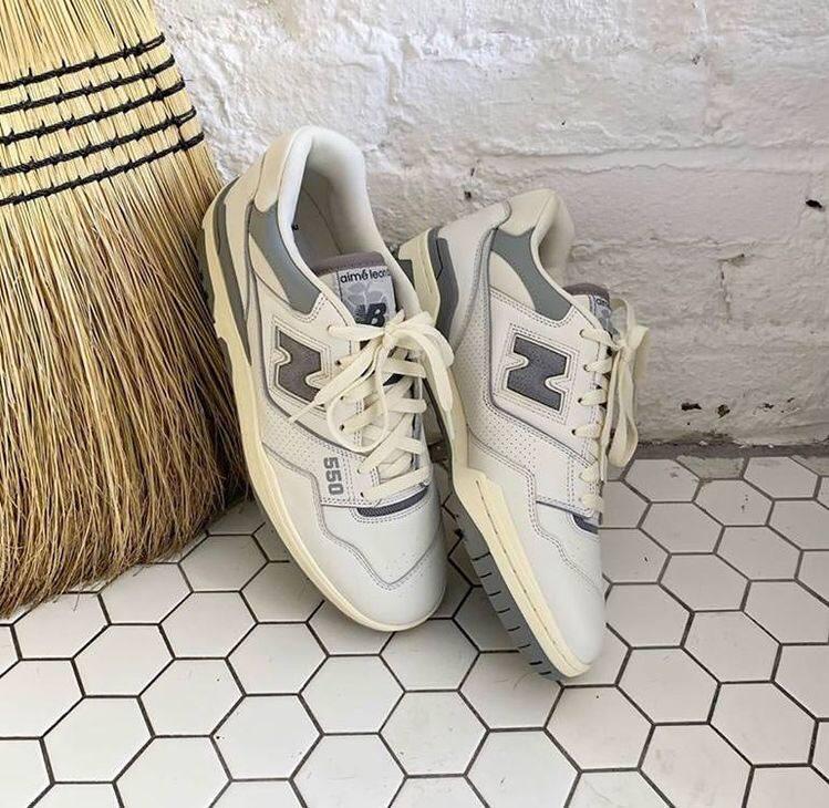 New Balance 550 Leon Dore White Grey