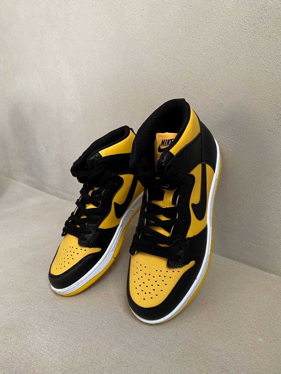 Nike Dunk High Black Yellow