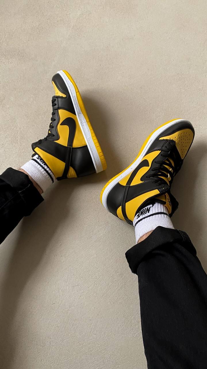 Nike Dunk High Black Yellow