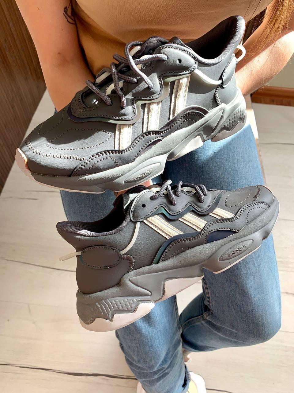 Adidas Ozweego Dark Grey Mint