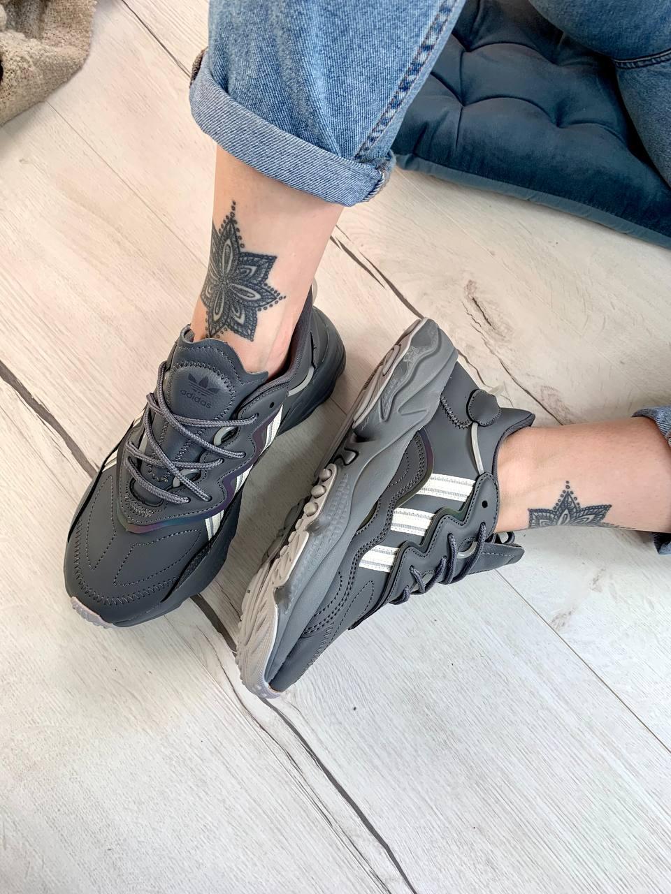 Adidas Ozweego Dark Grey Mint